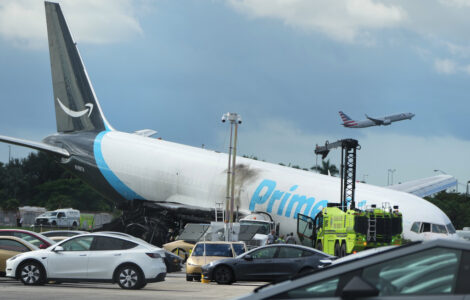 Amazon Plane Overruns Runway